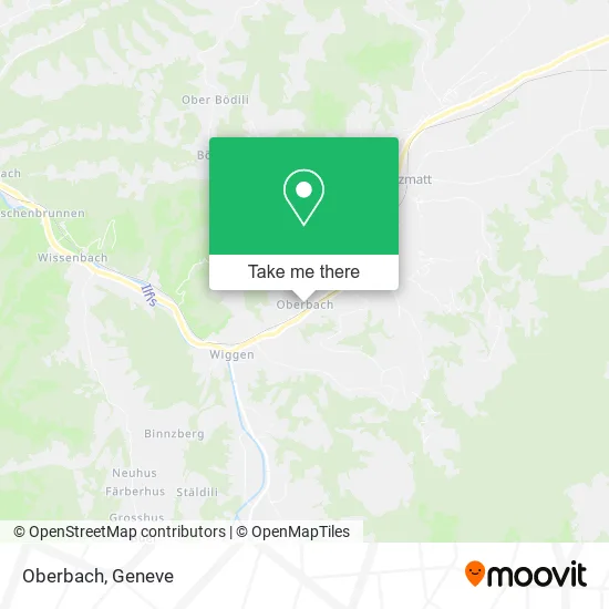 Oberbach map