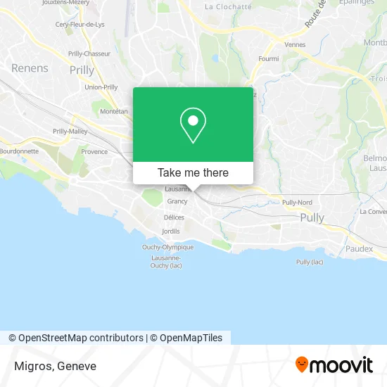 Migros map