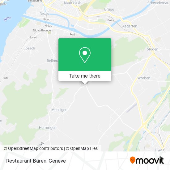 Restaurant Bären map