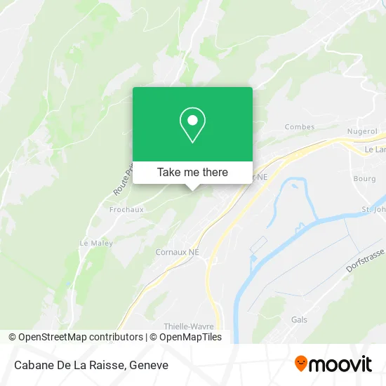 Cabane De La Raisse map