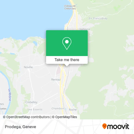 Prodega map