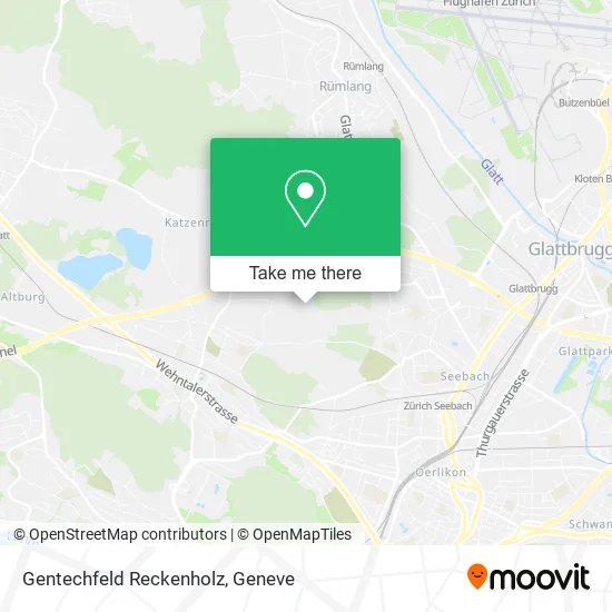 Gentechfeld Reckenholz map