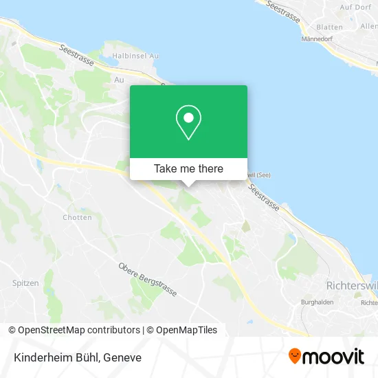 Kinderheim Bühl map