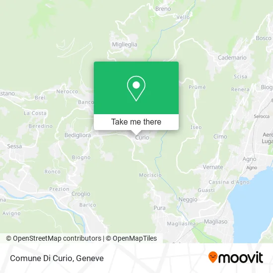 Comune Di Curio map