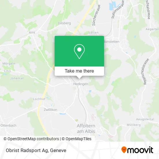 Obrist Radsport Ag map