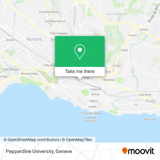 Pepperdine University map