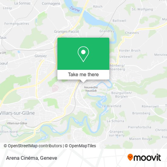 Arena Cinéma map