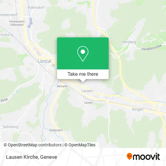 Lausen Kirche map