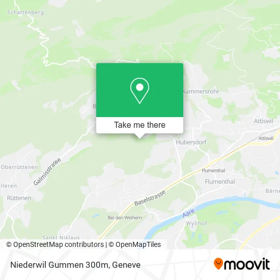 Niederwil Gummen 300m map