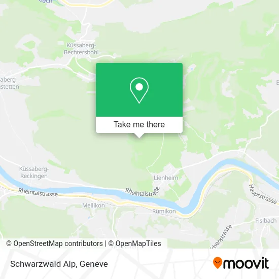 Schwarzwald Alp map
