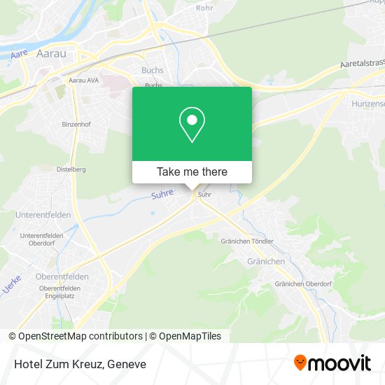 Hotel Zum Kreuz map