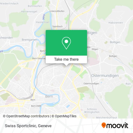 Swiss Sportclinic map