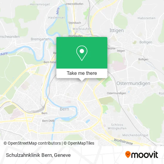 Schulzahnklinik Bern map