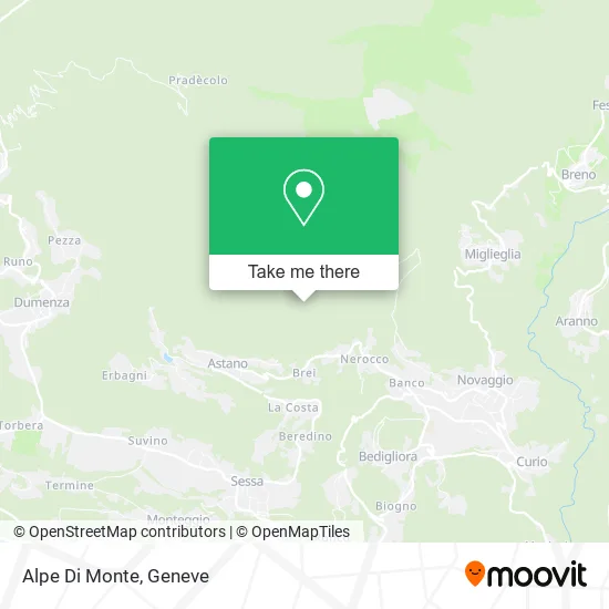 Alpe Di Monte map