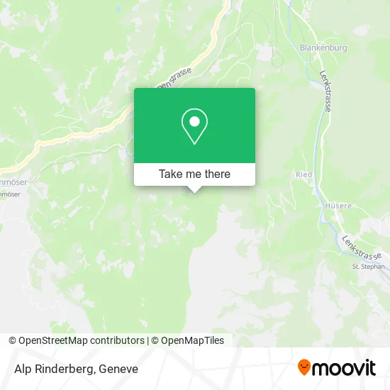 Alp Rinderberg map