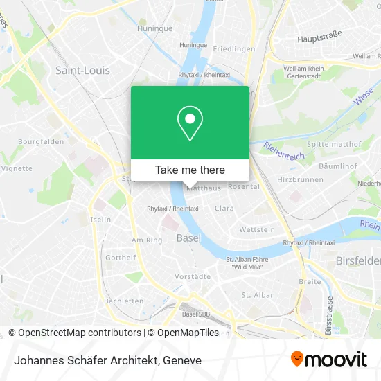 Johannes Schäfer Architekt map