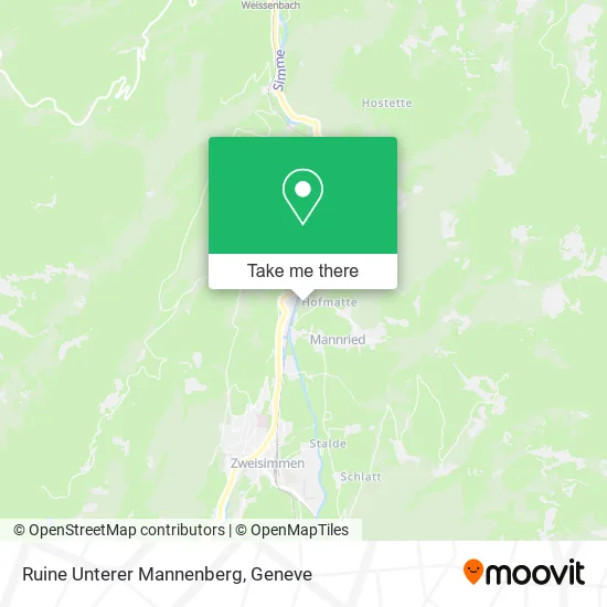 Ruine Unterer Mannenberg map