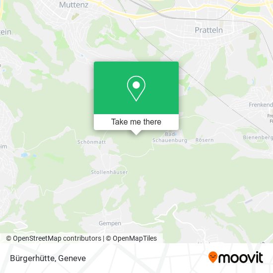 Bürgerhütte map