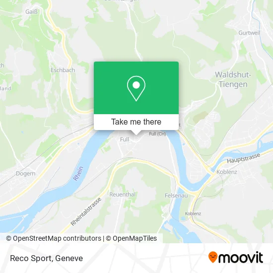 Reco Sport map
