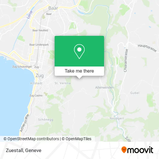 Zuestall map