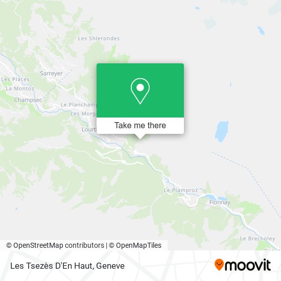 Les Tsezès D'En Haut map