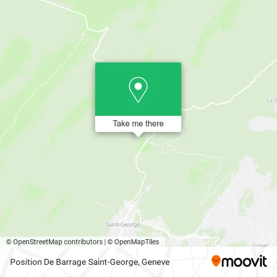 Position De Barrage Saint-George map