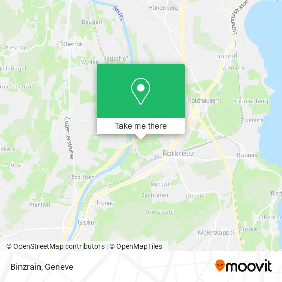Binzrain map