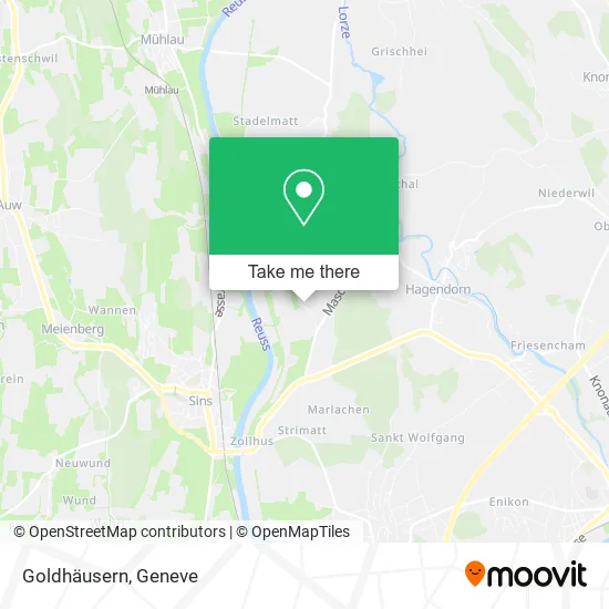 Goldhäusern map