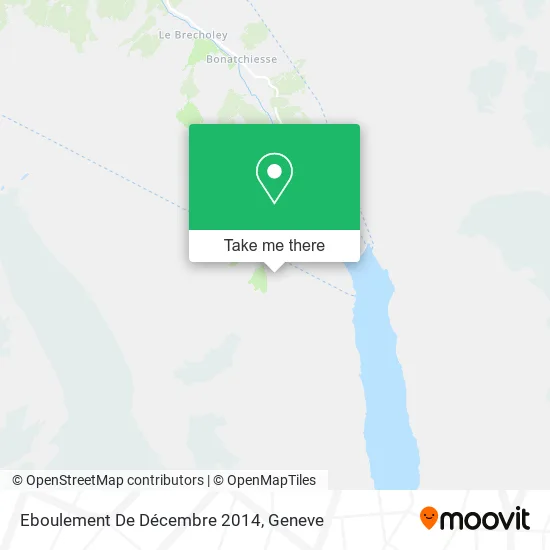 Eboulement De Décembre 2014 map