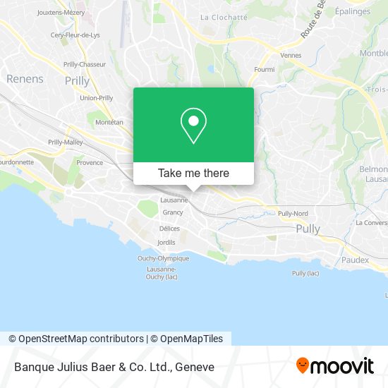 Banque Julius Baer & Co. Ltd. map