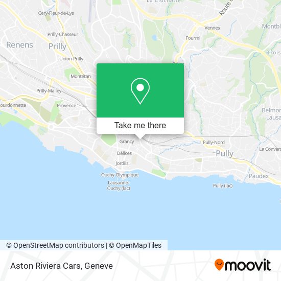 Aston Riviera Cars map