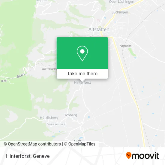 Hinterforst map