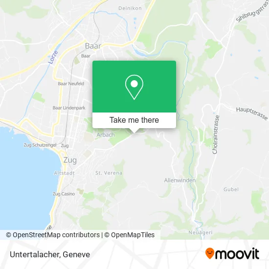 Untertalacher map