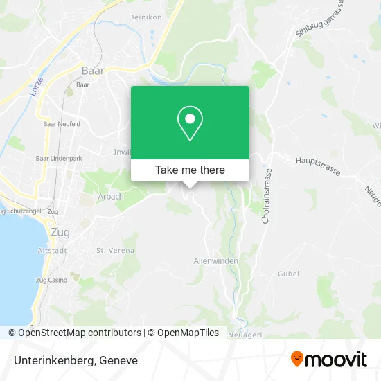 Unterinkenberg map