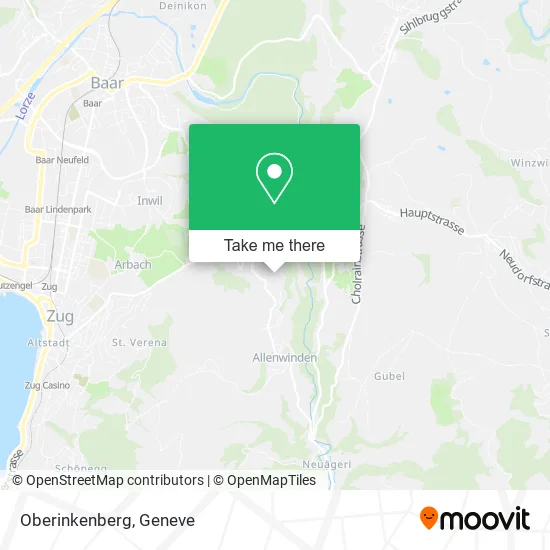 Oberinkenberg map