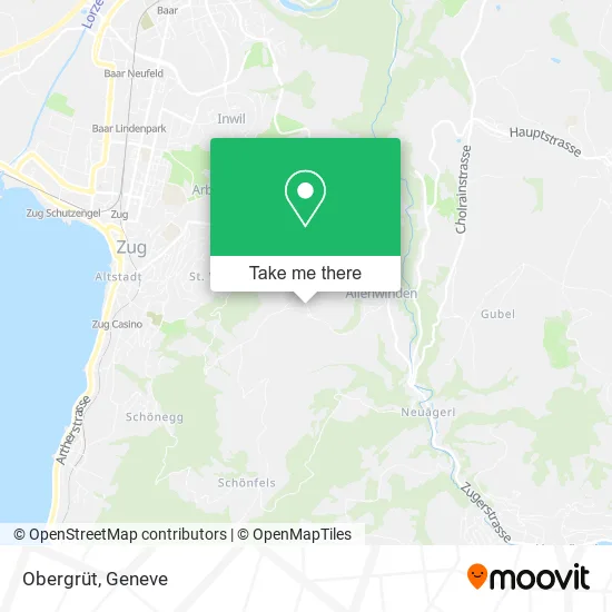Obergrüt map