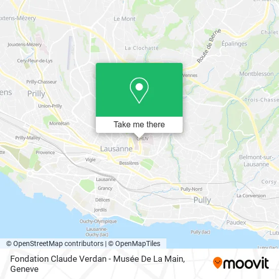 Fondation Claude Verdan - Musée De La Main map
