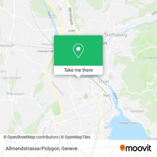 Allmendstrasse/Polygon map