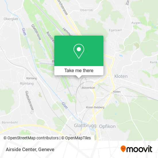 Airside Center map