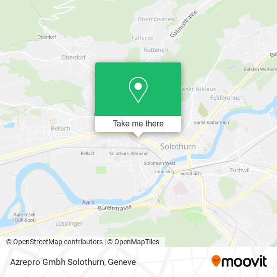 Azrepro Gmbh Solothurn map