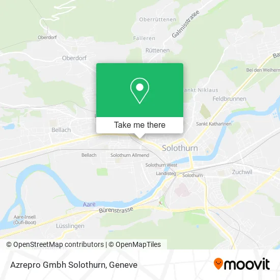 Azrepro Gmbh Solothurn map