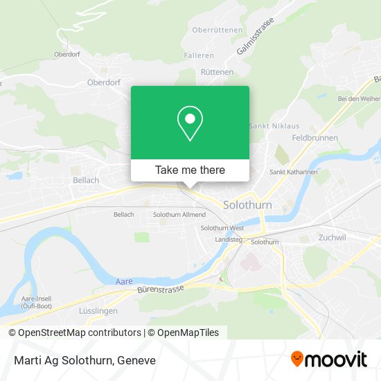 Marti Ag Solothurn map