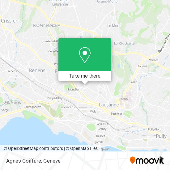 Agnès Coiffure map
