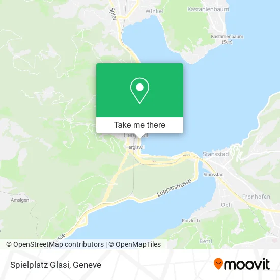 Spielplatz Glasi map