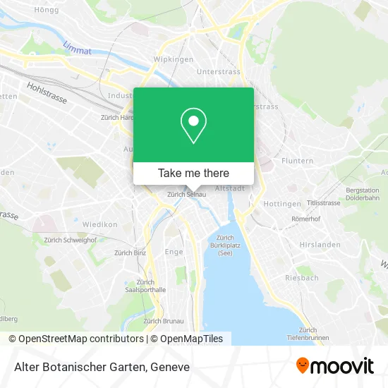 Alter Botanischer Garten map