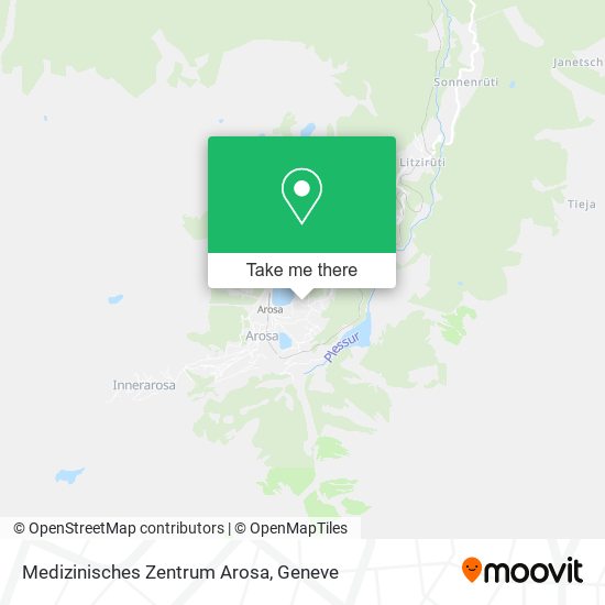 Medizinisches Zentrum Arosa map