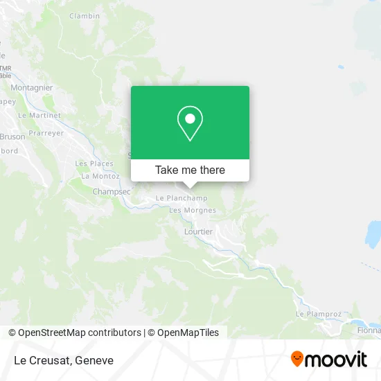 Le Creusat map