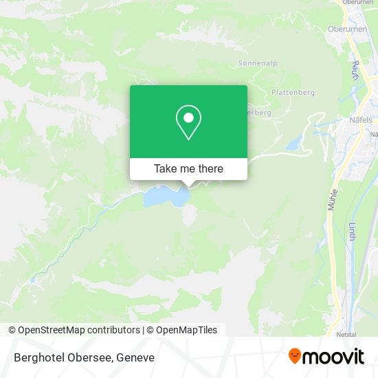 Berghotel Obersee map