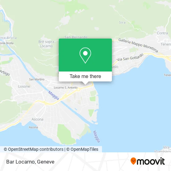 Bar Locarno map