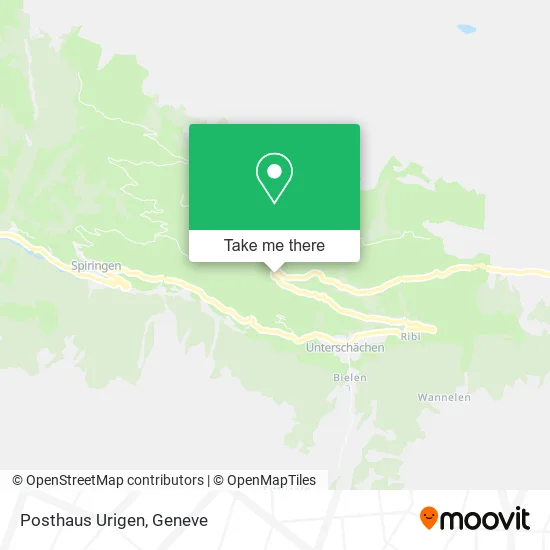 Posthaus Urigen map